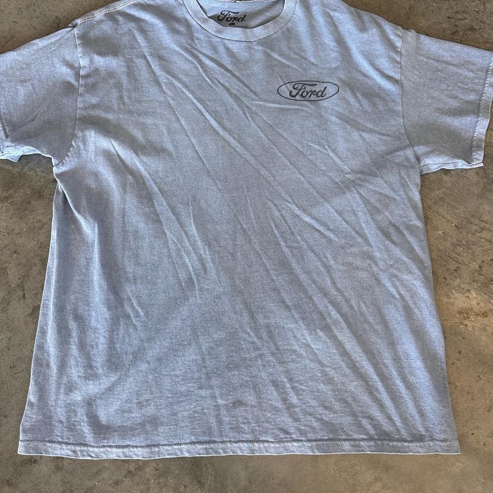 Ford Light Gray Short Sleeve Men's Tee